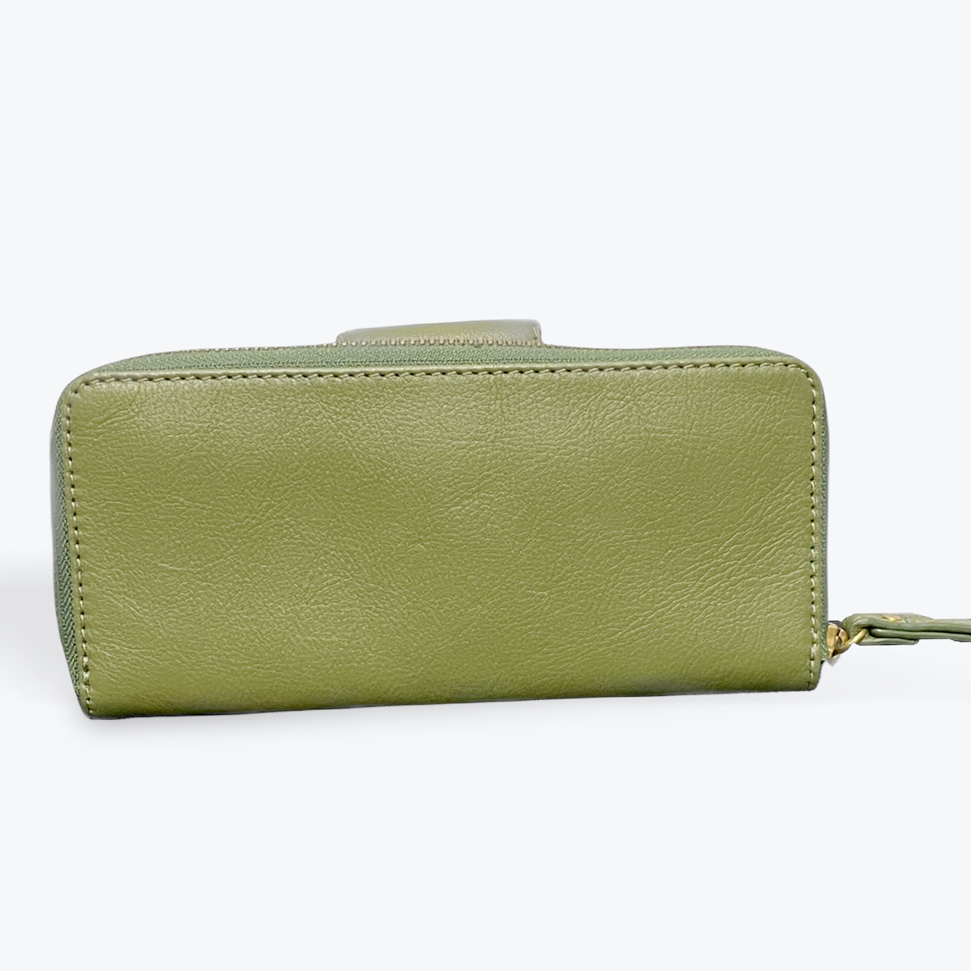 Fossil Chive Madison Leather Zip Clutch | Dorcas Ministries